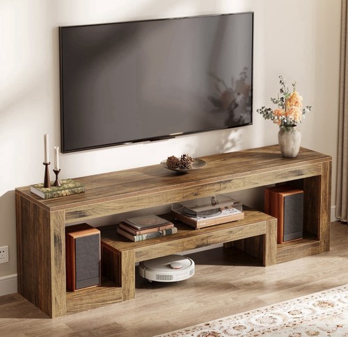 Rustic wood stand - tv,
