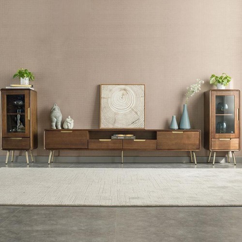 Elyse solid wood walnut - wood,