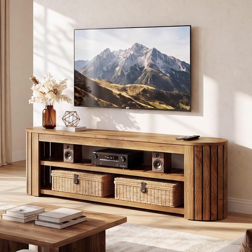 Farmhouse solid wood tv - farmhouse,