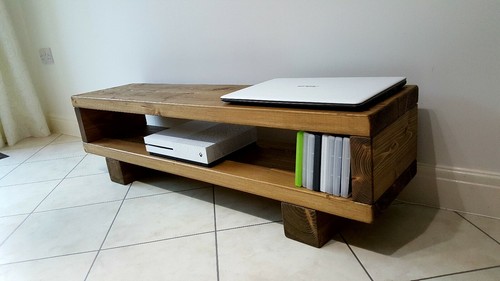 Stand unit solid rustic - tv,