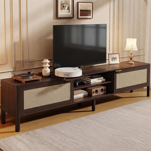 200cm stand with rattan - tv,