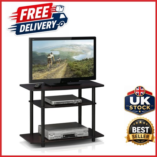 Dark walnut console stand - tv,